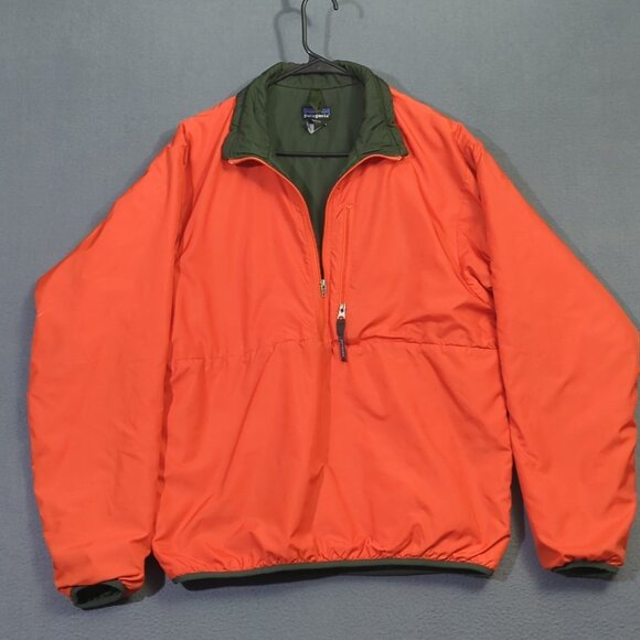 Patagonia VTG Jacket Unisex S Orange Puffball Puffer Outdoor Hiking Camping - Picture 2 of 16